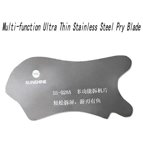 Teardown Piece Toughness Ultra Thin Stainless Steel Pry Blade Opening Card For IPhone Samsung HUAWEI Screen Repair Kit Tools