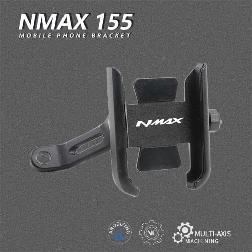 For Yamaha NMAX 125/155 ABS 2016-2021 2020 2019 Motorcycle CNC Aluminum Alloy Handle Bar Mobile Phone Bracket GPS Stand Holder