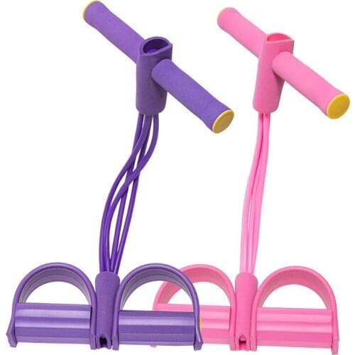 Pedal Tensioner Fitness Sit-up Weight Loss Thin Belly Yoga Equipment Roll Belly Home Elastic Rope Resistance Band
