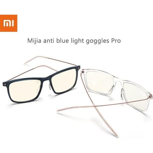 Original Xiaomi Mijia Anti-blue Light Rays Goggles Pro Men Women Ultralight Anti-UV Glasses for Computer Phone Eye Protection