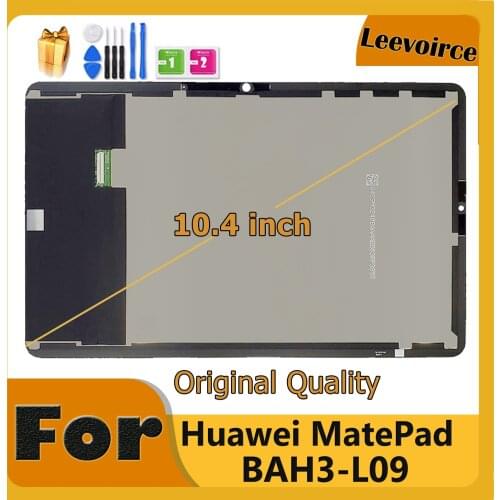 Original 10.4 inch For HUAWEI MatePad bah3-L09 bah3-w09 bah3-w19 bah3-AL00 LCD Display Touch Screen Digitizer Panel Assembly