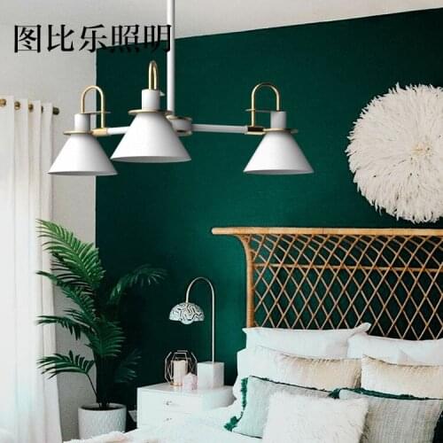 Modern iron creative pendant lights lustres cocina accesorio bathroom fixture lampes suspendues hanglampen ventilador de techo