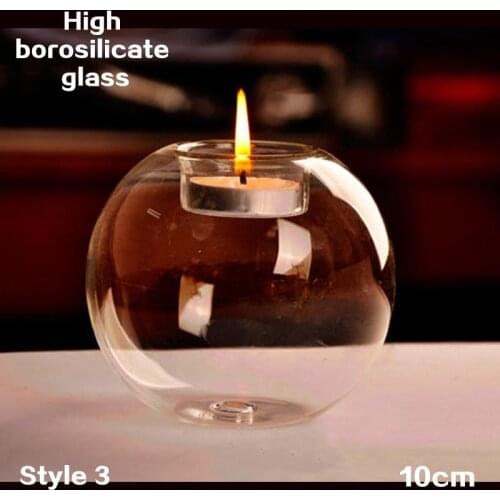 Candle Glass Air Plant Glass Terrarium Vase Desk Plant Decoration