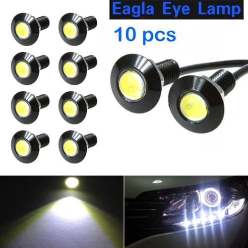 10pcs LED Eagle Eye Light DRL Daytime Running Light White/red/yellow 6000K Bumper Fog Lamp Signal Lamp 12V Car Interior Lights