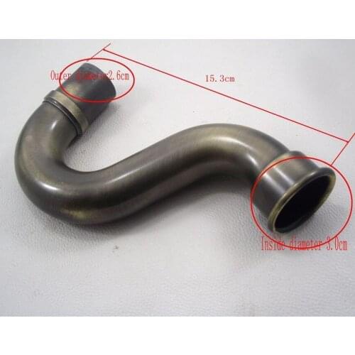 Bass clarinet neck for repairing workshop clarinet parts11