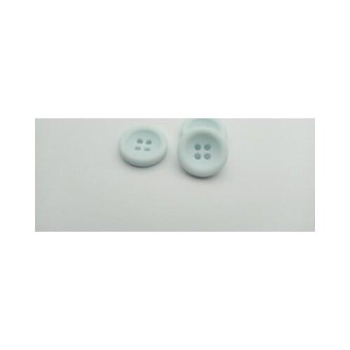 Free shipping 30pcs/lot blue 4-holes frosted resin basin shaped buttons fur garment unlined upper garment matte buttons