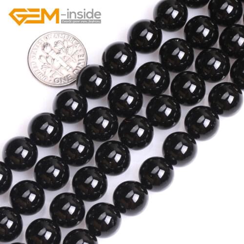 Free shipping! 2mm-10mm Round Smooth Black Agates Onyx Loose Beads for jewelry making Beads DIY 15 Inches Strand Gem-inside