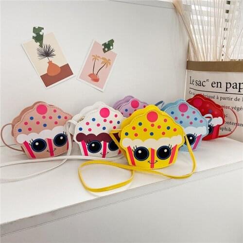 Childrens Bag 2021 Summer New Messenger Bag Lovely Ice Cream Mini Shoulder Bag Fashion Boys' And Girls' Accessory