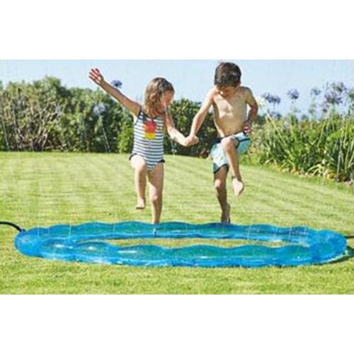 Children Lawn Sprinkler Hoop Ring PVC Inflatable Swimming Pool Water Splash Summer Outdoor Backyard Spray Water Game Toys