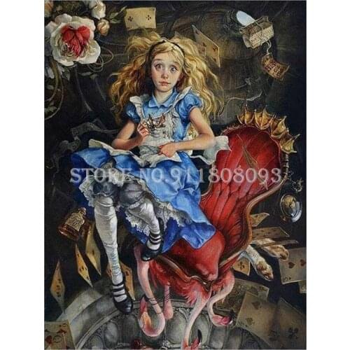 Diy 5D Diamond Painting Cinderella Girl Mosaic Diamond Art Embroidery Cross Stitch Cartoon Picture Handicraft Gift Home Decor