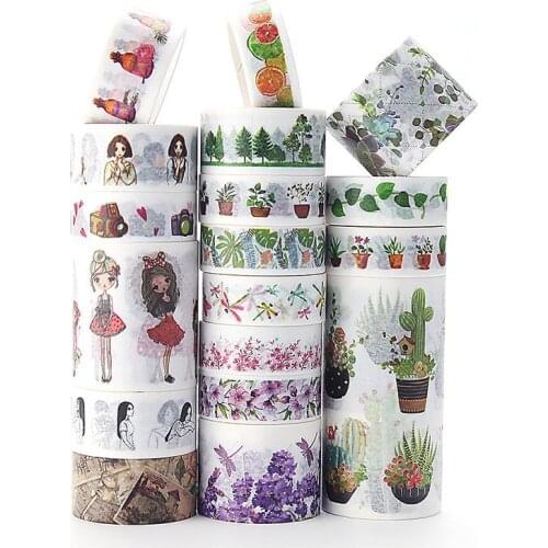 PVC washi tape box packaging washi hand tape tape tearing no trace hand account decorative tape DIY decorative stickers FZ155