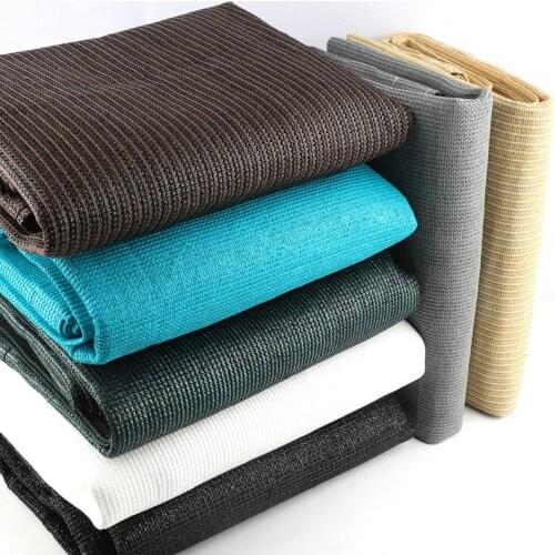 Customize HDPE Sunshade Net Garden Terrace Awning Tent Thicken Balcony Fence Safety Privacy Nets Swimming Pool Sun Shade Netting