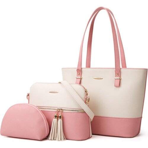 2021 new picture-mother bag three-piece shoulder bag diagonal portable female bag