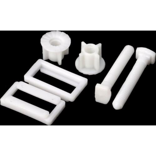 2020 New 1 Pair Toilet Seat Hinge Bolts Screw Fixing Fitting Kit Toilet Seat