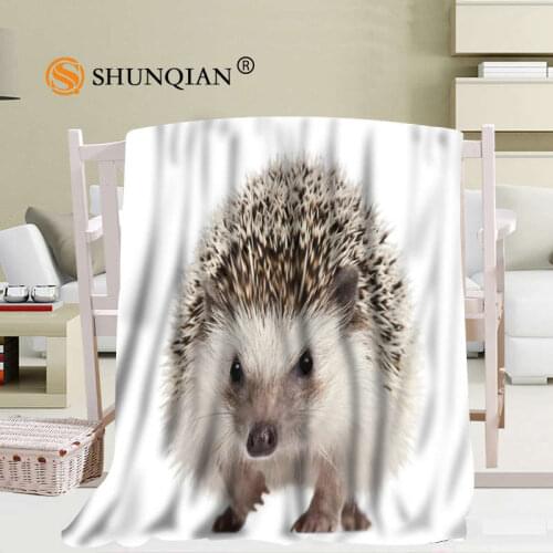 Hedgehog Blanket Soft Sofa Bed Throw Blanket Kid Adult Warm Custom Blanket 56x80Inch50X60Inch40X50Inch