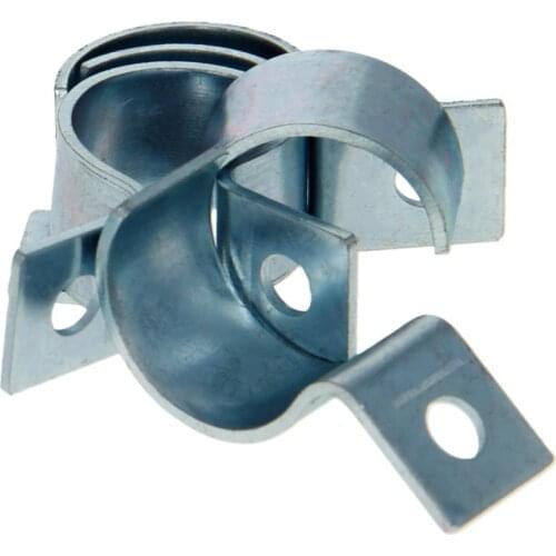 MroMax Unilateral Riding Clamp Carbon Steel Polishing ID 16/18/20/22/25/32/40mm Thickness 1/1.2/1.5mm Screw Hole 7/8mm Clamps