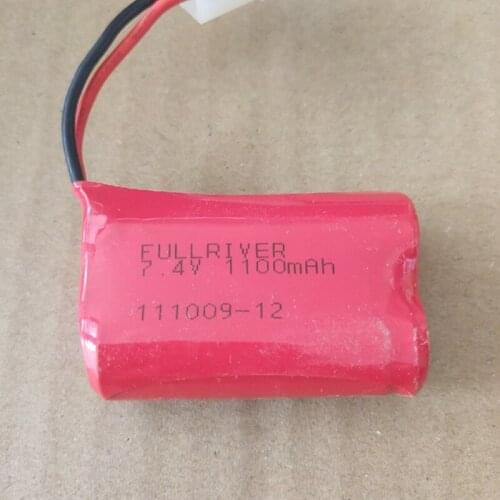Limited Stock Retail 7.4V 1100mAh 116500*2PCS Rechargeable Battery Size:50*32*16mm High Quality