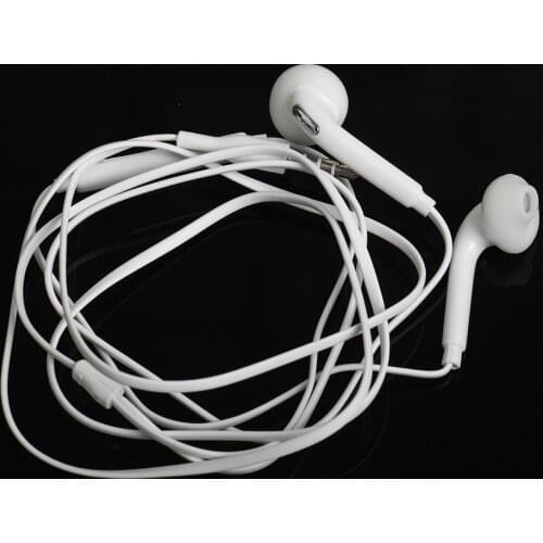 Wholesaels 3.5mm In-Ear Earphones Earbuds Headphone Headset With Mic & Remote Volume Control for Samsung Xiaomi 2000pcs/lot