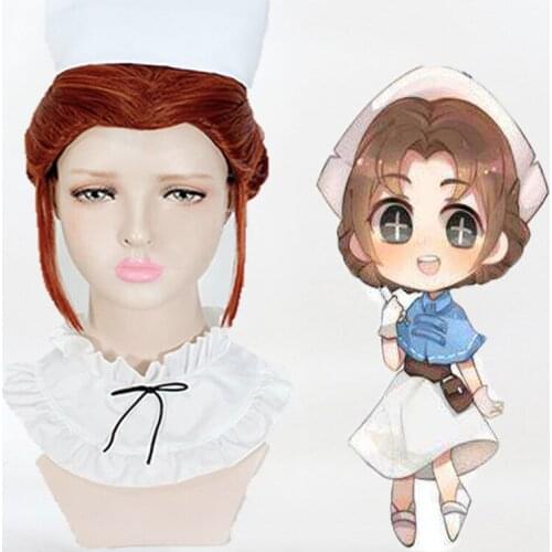 Hot Game Identity V Cosplay Wigs Doctor Emily Dale Cosplay Wig Heat Resistant Synthetic Wigs Halloween Carnival Party Wigs