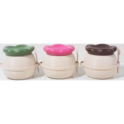 180ml 10pcs/lot High Grade Empty Plastic Cosmetic Facil Cream Jar,DIY Beauty Mask Refillable Pot, Portable Makeup Tool Container