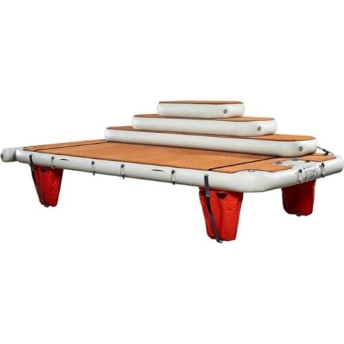 Hot Sale Inflatable Floating Docks Yacht Mat Used Water Platform For Lake River Pool Fun Water Sports