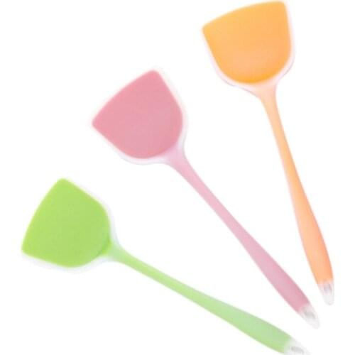 Silicone Spatula for Frying Pan Kitchen Spatula Spoon Heat Resistant Spatula Cooking Mixing Accessories Kitchenware