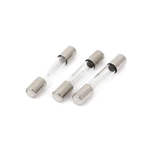 3Pcs 0.6A 5kV Glass Tube Fuse High Voltage 6 x 40mm for Microwave Oven