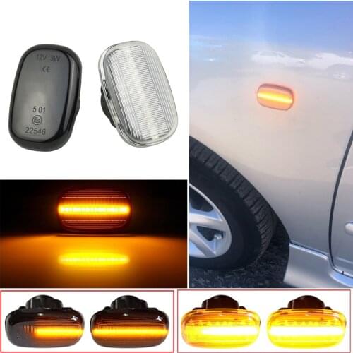 2pcs Led Dynamic Side Marker Turn Signal Lights For Lexus RX 300 330 350 400h MCU3 GSU3 MHU3 MCU3 Lexus RX XU1 GS 300 JSZ147