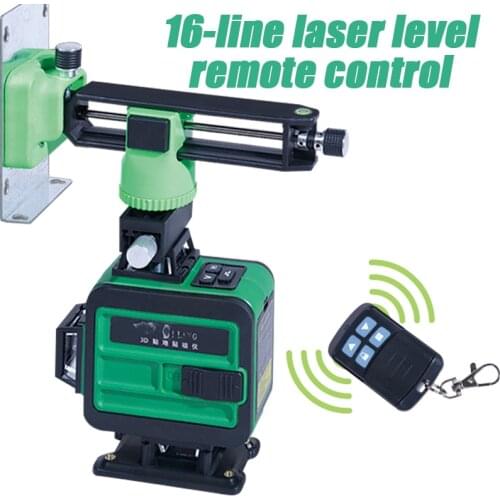 3D Self-Leveling 360 Laser Level 16 Lines Horizontal And Vertical Super Powerful Laser Level Green Beam Laser Level Waterproof