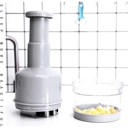 Hot Sale Multi-function Manual Onion Chopper Garlic Crusher Vegetable Slicer Pressing Food Cutter Peeler Mincer Kitchen Tools