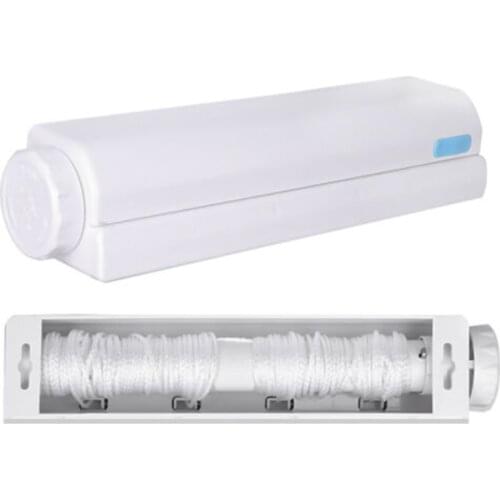 Retractable Laundry Hanger Wall Mounted Clothes Line Clothes Drying Rack Clothesline Laundry Rope D1