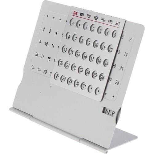1PC New Metal fabrication Perpetual Unique 100 Years Perpetual Calendar Office Supplies