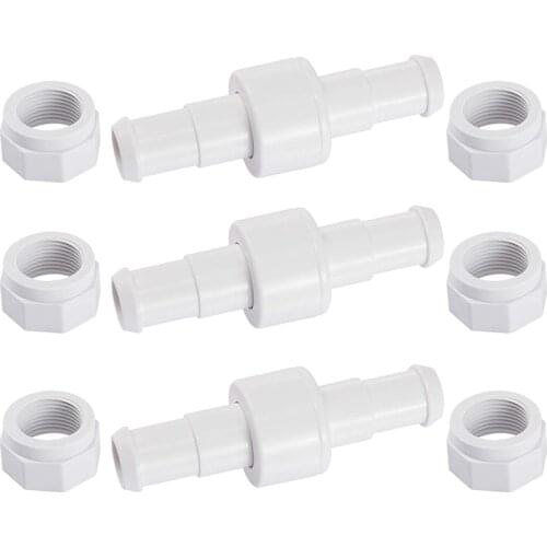 3 Pack Pool Cleaner Hose Swivel Nut Kits-3Pcs Hose Ball Bearing Swivel D20 Replacements for Polaris 180 280 380 D20 D-20
