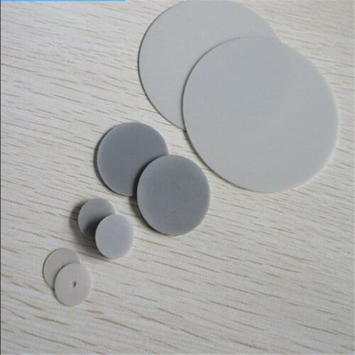 Aluminum nitride ceramic gasket round 15/26/30/40/45/50/52/60/72.6 insulated high thermal conductivity substrate