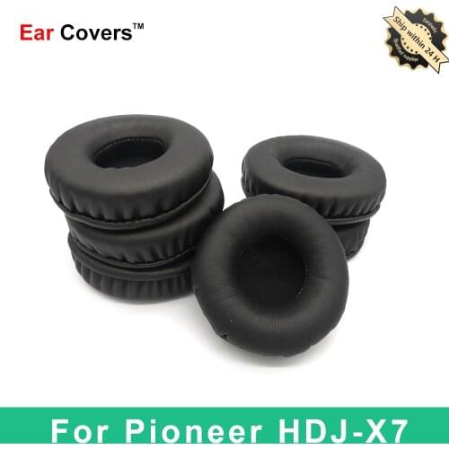 Ear Pads For Pioneer HDJ-X7 HDJ X7 Headphone Earpads Replacement Headset Ear Pad PU Leather Sponge Foam