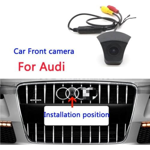 Car Special Front HD high quality Camera For Audi universal Car front camera Waterproof Night Vision CCD full HD
