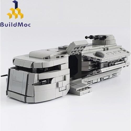 Buildmoc Star Movie Imperial Trexler Marauder K79-S80 Imperial Troop Transport Antigravity Vehicle Model Building Blocks Toys