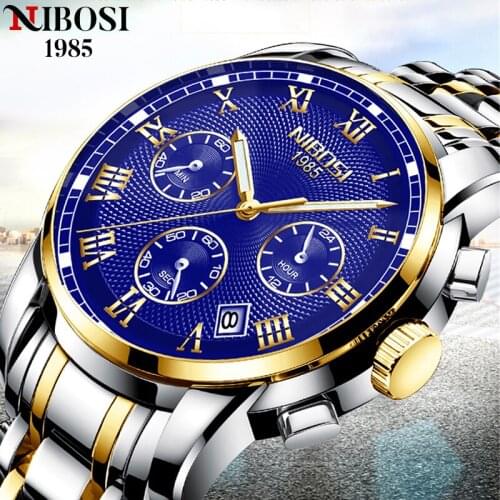 NIBOSI Top Brand Luxury Men Watch 30m Waterproof Date Clock Male Sports Watches Men Quartz Casual Wrist Watch Relogio Masculino
