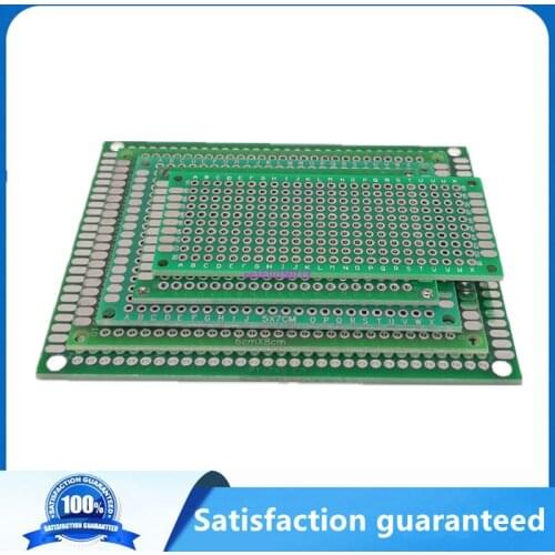 Double Side Copper Prototype PCB 2x8 3x7 4*6 5x7 6x8 7x9 8x12 CM Universal Printed Circuit Board Fiberglass Plate For Arduino