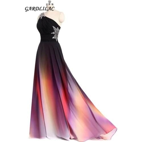 Gardlilac Womens One Shoulder Evening Dresses