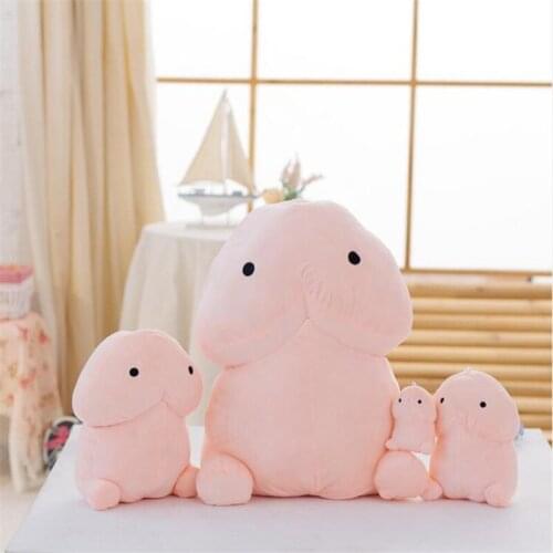 20CM Creative Cute Penis Plush Toys Pillow Sexy Soft Stuffed Funny Cushion Simulation Lovely Dolls Christmas Gift for Girlfriend