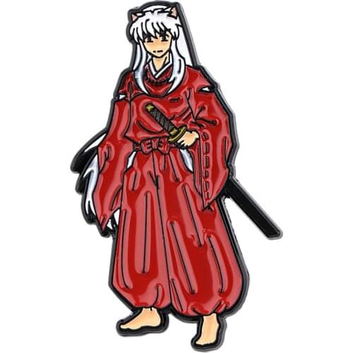 K3143 Anime Figure Metal Enamel Pin and Brooches Bag Clothes Lapel Pin Badge Brooch Anime Lovers Denim Shirt Lapel Pins