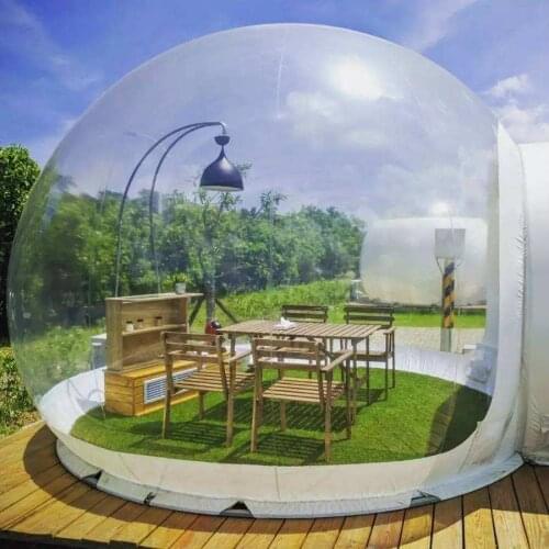 Beautiful Bubble Dome Tent Customized Hot Sale Outdoor Camping Tent Bubble Tree Party Bubble House Bubble Hotel With Fan