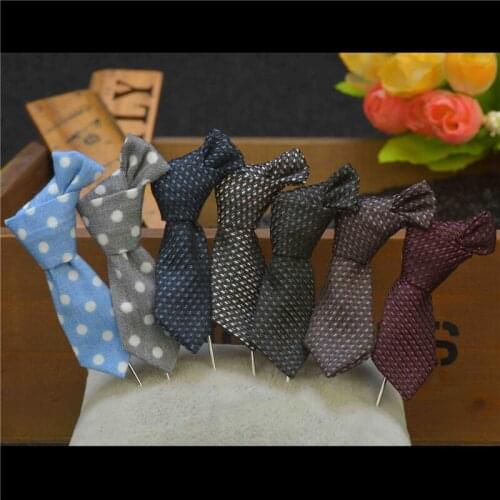Wholesale Brooch 5Pcs/Lot Fashion Brooch Pin Handmade Fabric Brooches Men Brooches And Pins For Suits Tie Lapel Pin