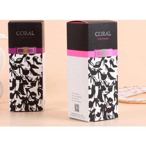 CMYK printing octagon 100ml custom design packaging round refillable new design fashion perfume bottles box ---PX11231