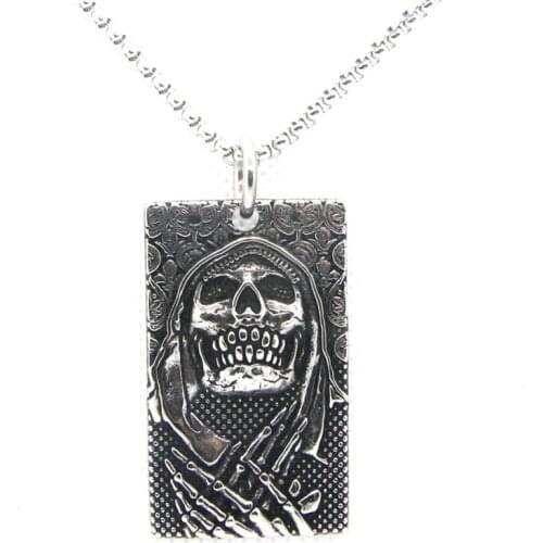 Support Dropship 2019 New Design gothic style ghost Pendant 316L Stainless Steel Fashion Jewelry evil skull Pendant