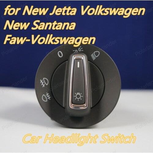 Polarlander Headlight Switch Knob Button 34D941531g for Faw-V/olkswagen New J/etta V/olkswagen New S/antana Fog Headlight Lamp