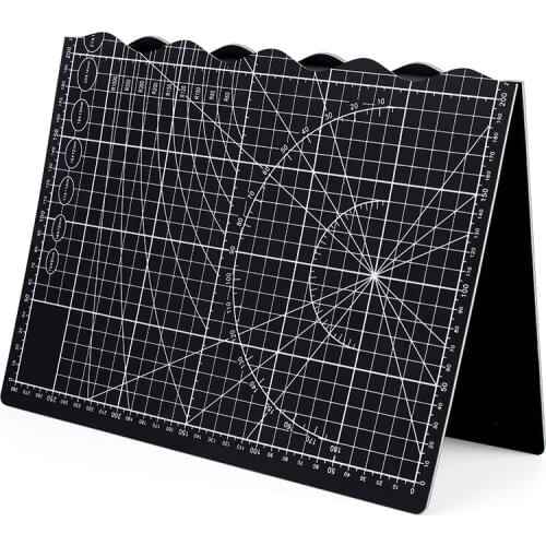 LMDZ 1Pcs PVC Foldable Cutting Mat Board Art Paper Cutting Engraving Cut Pad Sewing Tool Multifunction DIY Leather Craft Tool