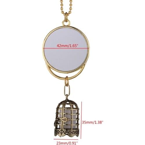 Sublimation Blank Pendants Christmas Ornaments Pendants Sublimation Alloy Heat Transfer for DIY ID Name Tags