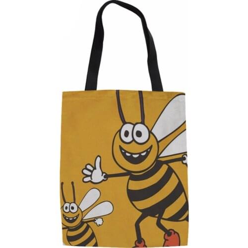 Female Handbags Bee MOUSE 3D Printing Shoulder Bag for Women Large Tote Bag Ladies Hand Bags Summer Beach Messenger Bag